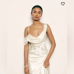 Reformation Ronda Silk Dress